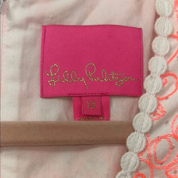 Lilly Pulitzer Peach Lace Dress - Picture 3 of 3